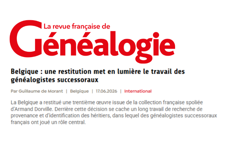 Article ADD Associes Revue francaise genealogie