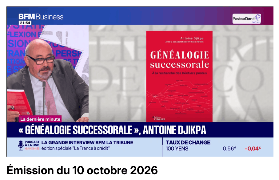 BFM Business - La librairie de l'éco 10.10.2026